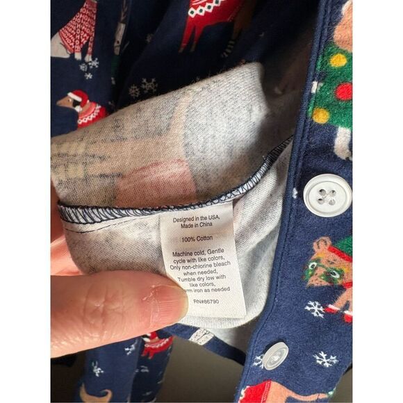 The Company Store Flannel Women's Classic Pajama Set M NWT - Picture 9 of 15